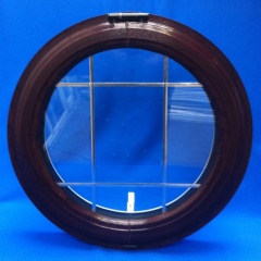 Rosewood-on-White-Full-Opening-Round-Window-with-Lead-Square-Outside-View