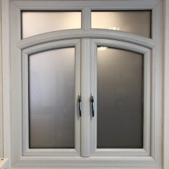 Arched french windows. Perfect for a kitchen
