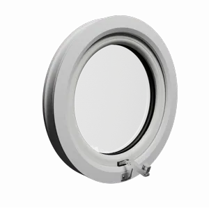 Opening round window handle operation